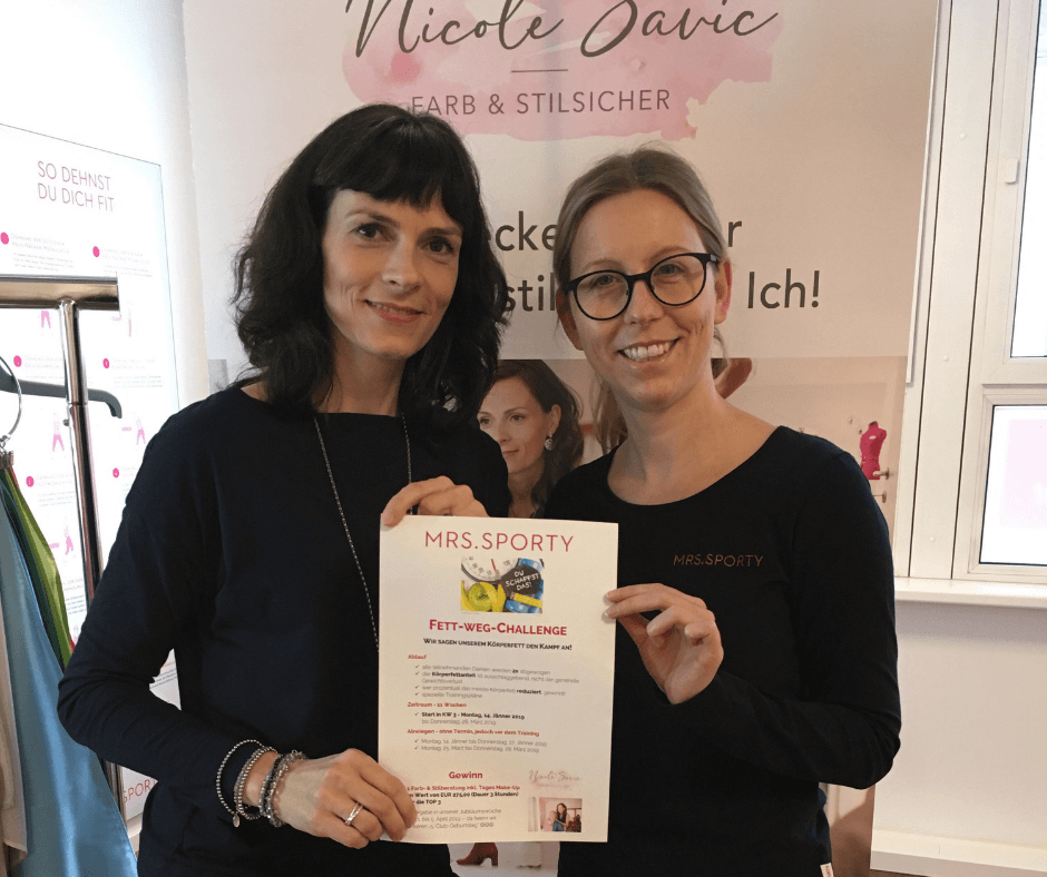 Fett-Weg-Challenge bei Mrs. Sporty